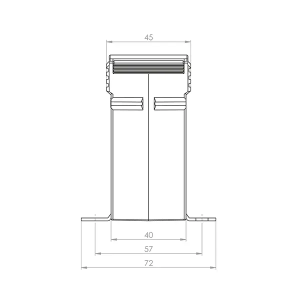 KSW 30 3 KSW 40 und KSW 30 Kleinsignal-Stromwandler, technische Zeichnung 2